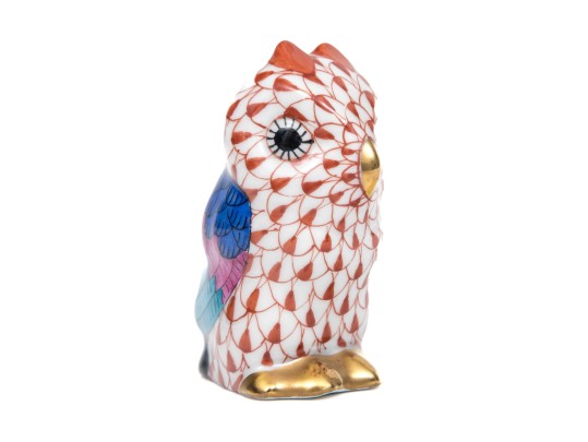 Herend Hand Painted Miniature Owl