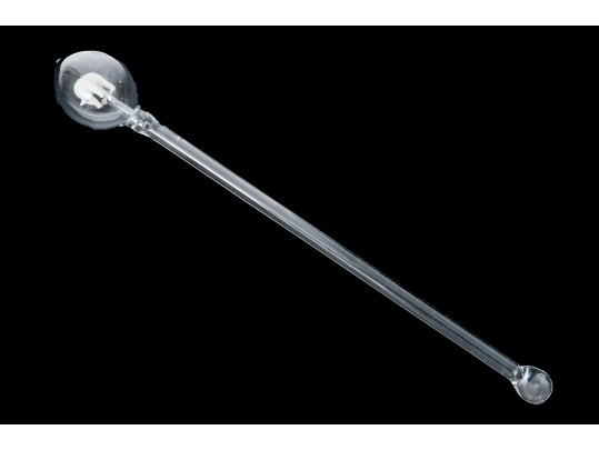 Lauscha Bimini Fabulous Vintage Glass Polar Bear Globe Cocktail Swizzle Stirrer