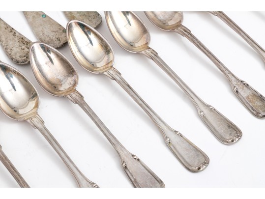 Sterling Silver Flat Wear, 38 Ozt