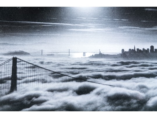 Black And White 'San Francisco Sunrise' Photo, Framed