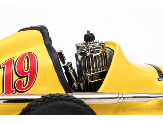 Fabulous Mint Nylint Thimble Drome, Champion, Yellow, Boxed