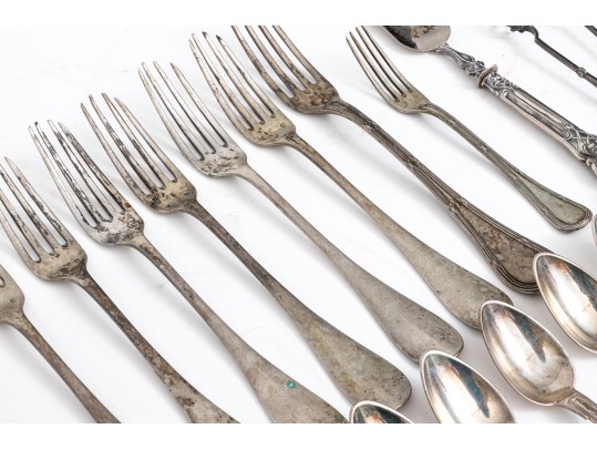 Sterling Silver Flat Wear, 38 Ozt