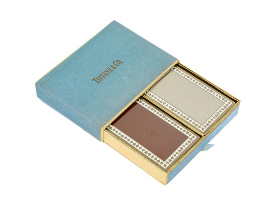 Two Decks Of Tiffany & Co. Playing Cards