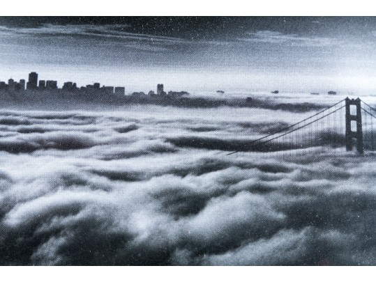 Black And White 'San Francisco Sunrise' Photo, Framed