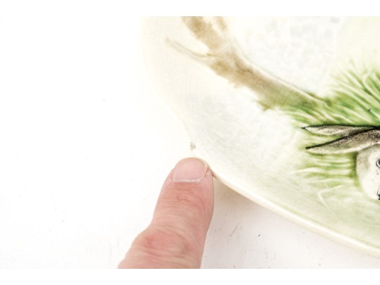 Choisy Le Roi, HIggins & Seiter Charming Antique Frolicking Bunnies Plate