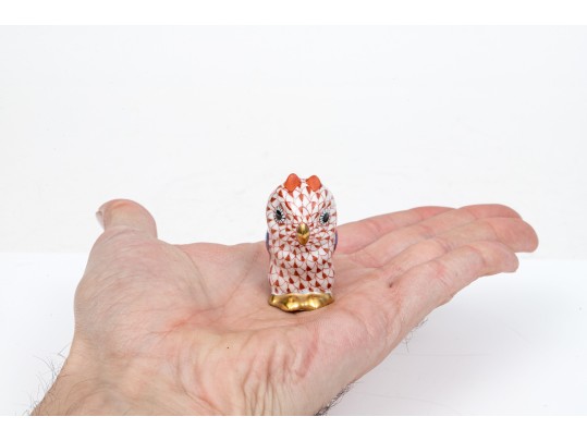 Herend Hand Painted Miniature Owl