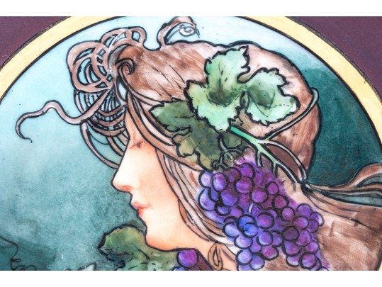 Two Limoges Hand Painted Plates