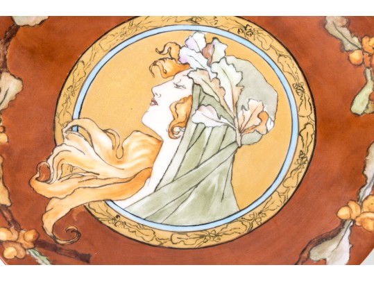 Two Limoges Hand Painted Plates