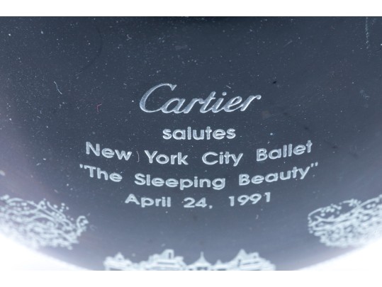 Cartier 1991 New York 'the Sleeping Beauty' Ballet Paperweight