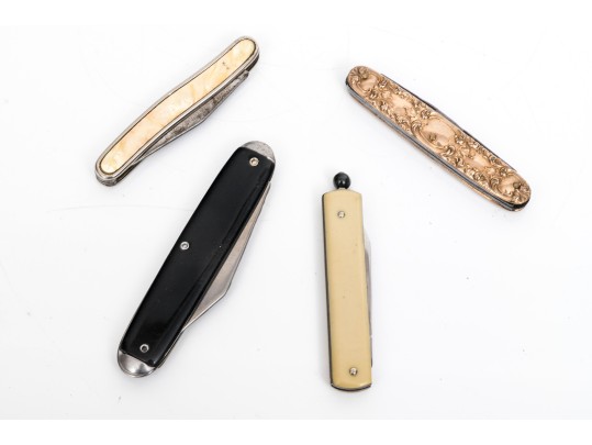 Lot Of Four Vintage Pocket Knifes