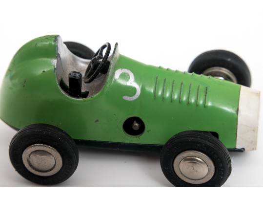 Schuco Fun Vintage Green Micro Racer, With Key