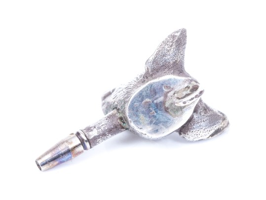 Wonderful Antique Pigs Head And Vintage Memento Mori Figural Pocketwatch Keys