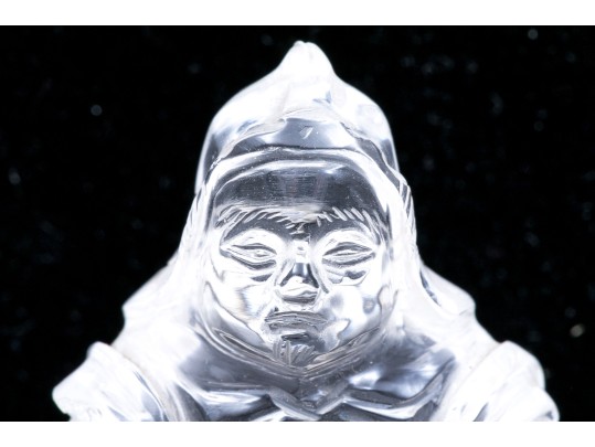 Chinese Carved Rock Quartz Stone Seated Figure