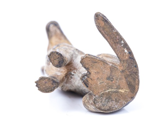 Beautiful Diminutive Vintage Austrian Cold Painted Bronze German Shepherd