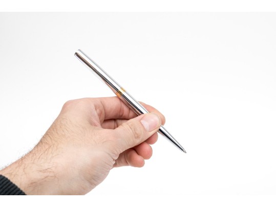 Two Tiffany & Co. Stainless Steel Pens