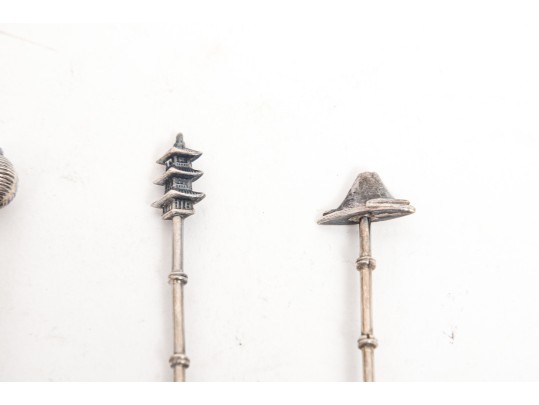 Twelve Handsome 950 Silver Coffee Spoons