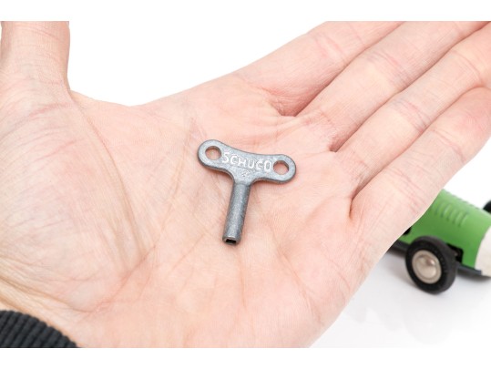 Schuco Fun Vintage Green Micro Racer, With Key