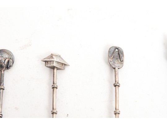 Twelve Handsome 950 Silver Coffee Spoons