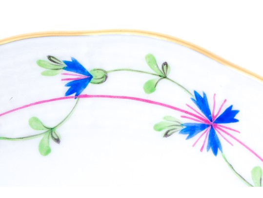 Herend 'Blue Garlend' Cup And Saucer