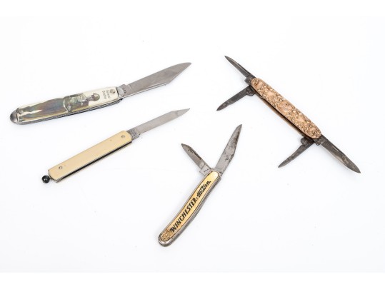 Lot Of Four Vintage Pocket Knifes