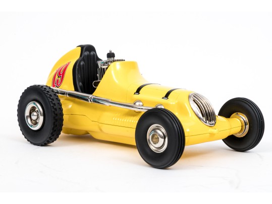 Fabulous Mint Nylint Thimble Drome, Champion, Yellow, Boxed