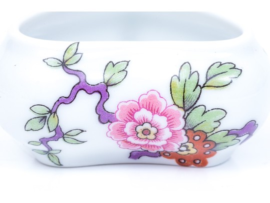 Limoges Floral Painted Heart Form Box