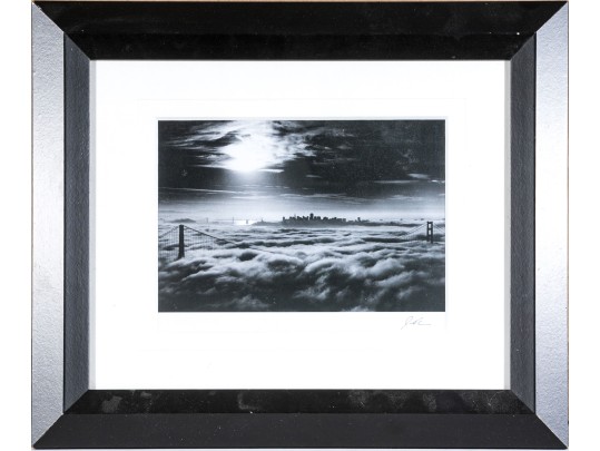 Black And White 'San Francisco Sunrise' Photo, Framed