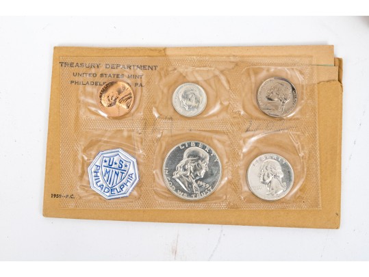 Collection Of Thirteen United States Proof Sets, 90% Silver, Ranging 1956 To 1964