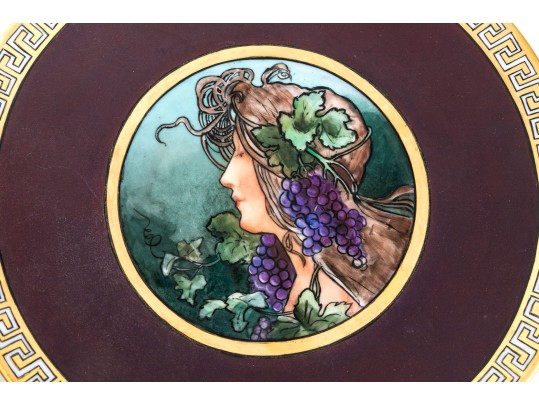 Two Limoges Hand Painted Plates