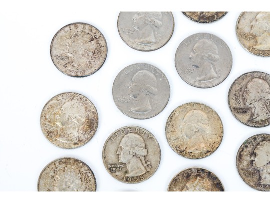 Twenty-Three Washington Quarter Dollars
