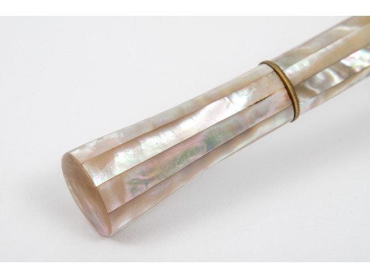 Lemaire Fi, Paris Beautiful Vintage Long Handle Mother-of-pearl Opera Glasses
