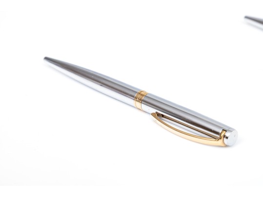 Two Tiffany & Co. Stainless Steel Pens