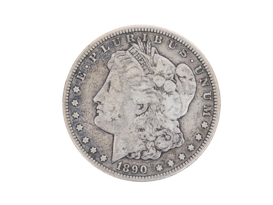 1890-CC Morgan Silver Dollar