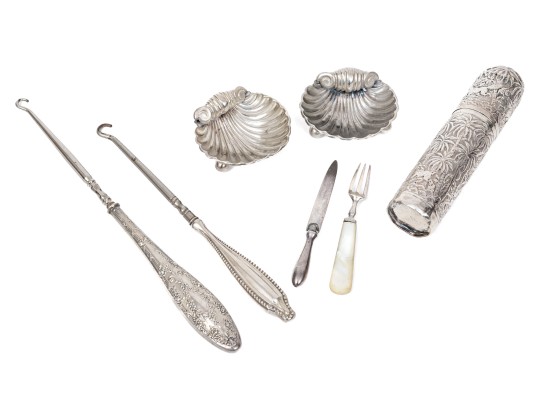 Collection Of Sterling Silver Items, 4.93 Ozt.