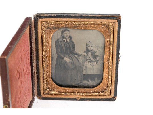 Three Antique Daguerrotype Photos