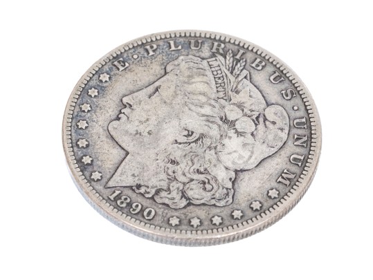 1890-CC Morgan Silver Dollar