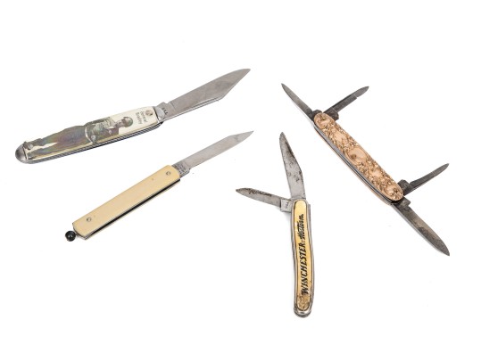 Lot Of Four Vintage Pocket Knifes