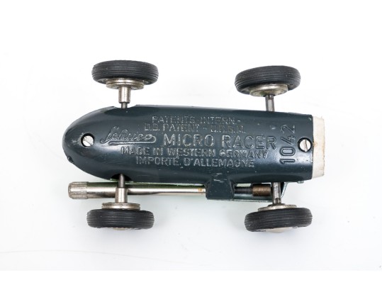 Schuco Fun Vintage Green Micro Racer, With Key