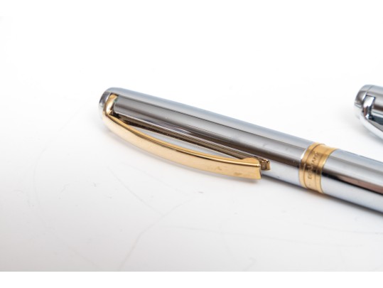 Two Tiffany & Co. Stainless Steel Pens