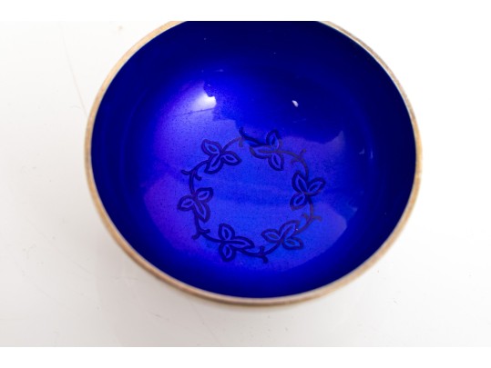 Lot Of Sterling And Glass Salts Dishes