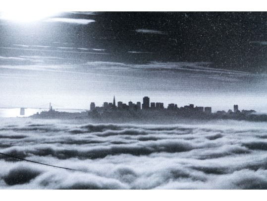 Black And White 'San Francisco Sunrise' Photo, Framed