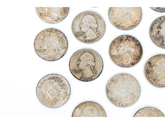 Twenty-Three Washington Quarter Dollars