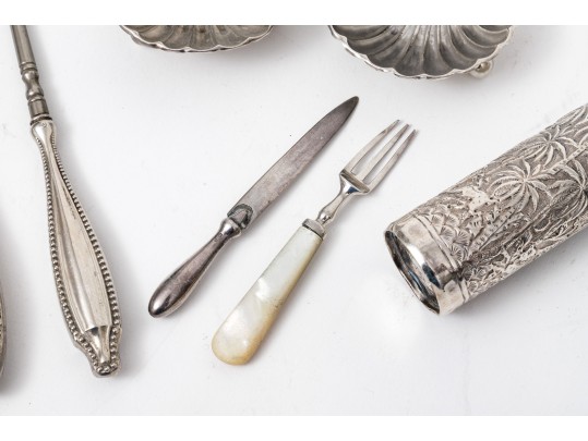 Collection Of Sterling Silver Items, 4.93 Ozt.