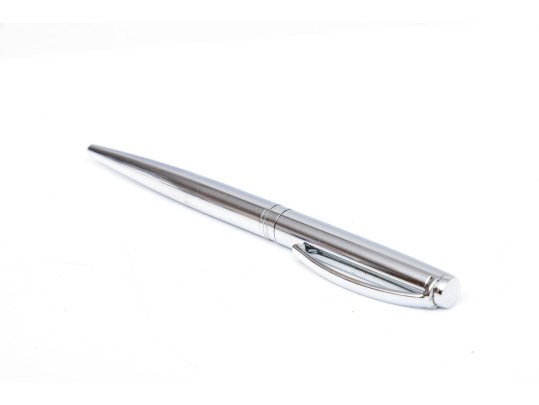 Two Tiffany & Co. Stainless Steel Pens