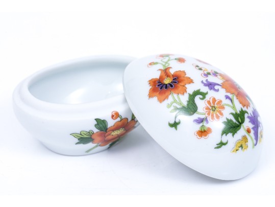 Limoges Porcelain Floral Box