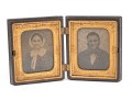 Three Antique Daguerrotype Photos
