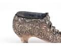 Sterling Miniature Chair, Shoe Pin Cushion And Judaica Spice Box, 2.79 Ozt.