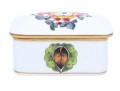 Herend Fruit Motif Gilt Porcelain Box