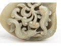 Two Soft Green Carved Serpentine Stones