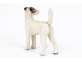 Hubley Charming Vintage 1930's Hand Painted Iron Standing Terrier Doorstop